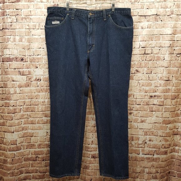 Diamond Gusset Jeans Size 44x33 EUC - Picture 1 of 12